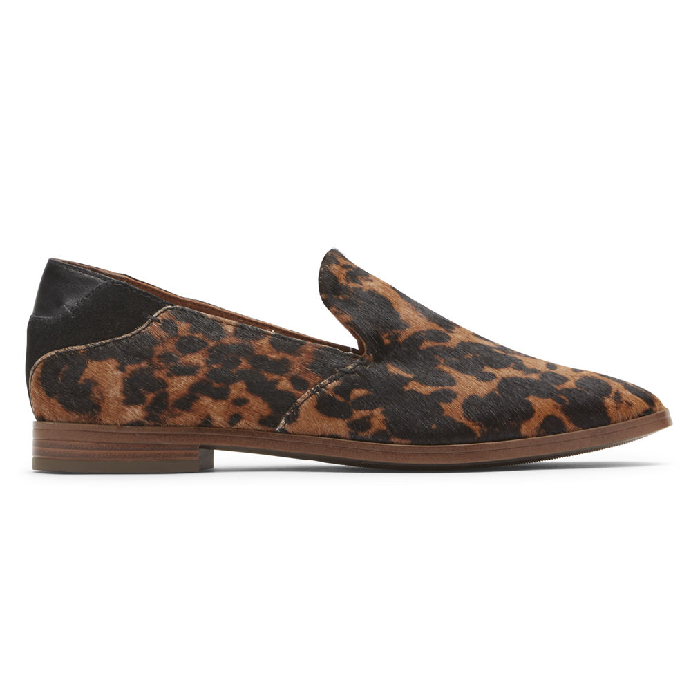 Rockport Singapore Womens Loafers - Perpetua Leopard - GW8504162